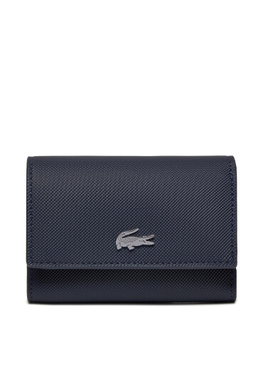 Lacoste Голям дамски портфейл NF4190AA Тъмносин - Mera.bg