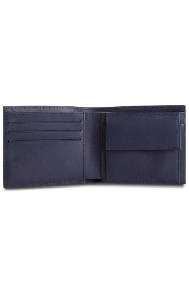 Lacoste Голям мъжки портфейл M Billfold Coin NH1112FG Тъмносин - Mera.bg