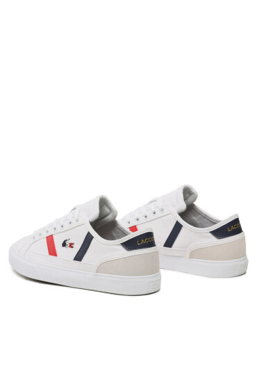 Lacoste Гуменки Sideline Pro Tri 123 2 Cm 745CMA0058407 Wht/Nvy/Re - Mera.bg