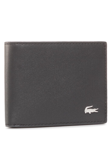 Lacoste Малък мъжки портфейл S Slim Billfold Id Slot NH1407FG Черен - Mera.bg