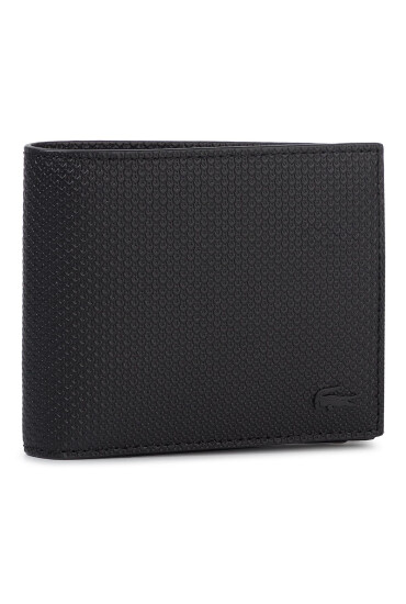 Lacoste Портфейл Billfold Zip Case NH2826CE Черен - Mera.bg