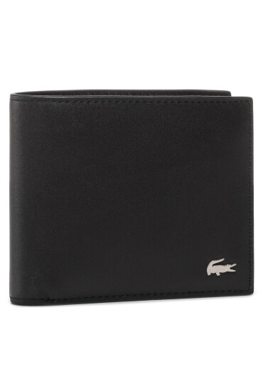 Lacoste Портфейл Small Billfold NH1115FG Черен - Mera.bg