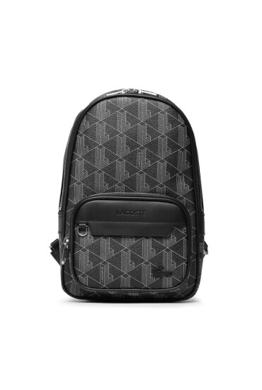 Lacoste Раница Body Bag NH4131LX Monogram Noir Gris H45 - Mera.bg