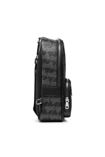 Lacoste Раница Body Bag NH4131LX Monogram Noir Gris H45 - Mera.bg