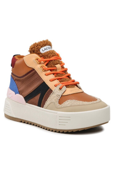 Lacoste Сникърси L002 Wntr Mid 2221 Sfa 7-44SFA00707E1 Brw/Pnk - Mera.bg
