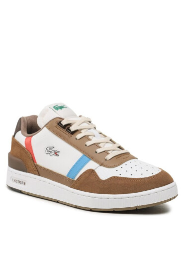 Lacoste Сникърси T-Clip 123 8 Sma 745SMA0086B18 Brw/Wht - Mera.bg