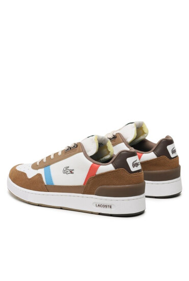 Lacoste Сникърси T-Clip 123 8 Sma 745SMA0086B18 Brw/Wht - Mera.bg