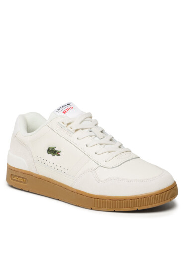 Lacoste Сникърси T-Clip N 123 1 Sma 745SMA0134OW8 Off Wht/Brw - Mera.bg
