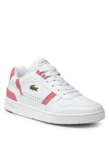 Lacoste Сникърси T-Clip 0121 2 Sfa 7-42SFA00301T4 Wht/Dk Pnk - Mera.bg