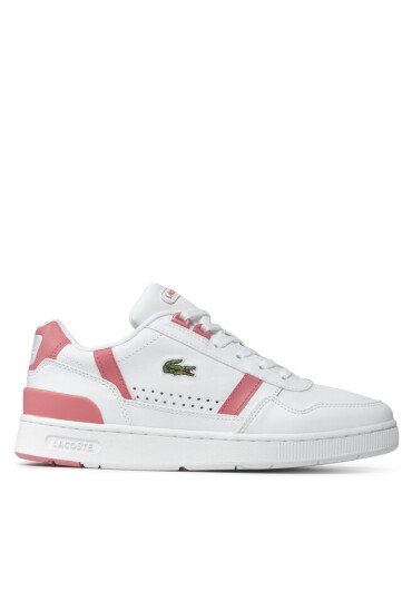 Lacoste Сникърси T-Clip 0121 2 Sfa 7-42SFA00301T4 Wht/Dk Pnk - Mera.bg