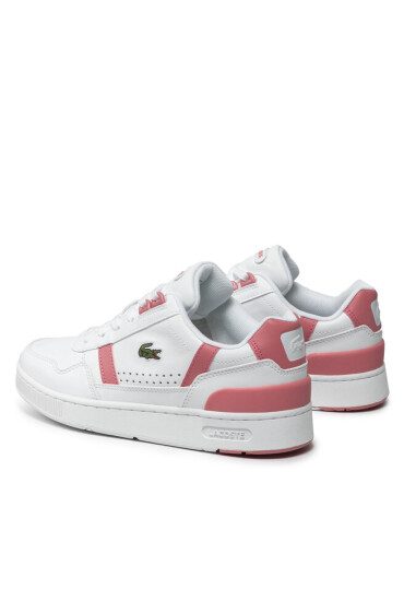 Lacoste Сникърси T-Clip 0121 2 Sfa 7-42SFA00301T4 Wht/Dk Pnk - Mera.bg