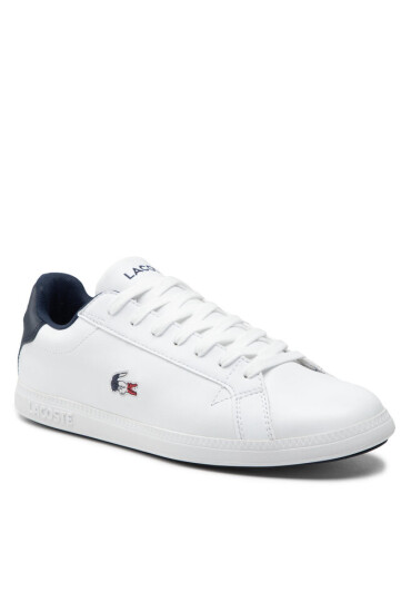 Lacoste Сникърси Graduate Tri1 Sma 7-39SMA0027407 Sht/Nvy/Red - Mera.bg