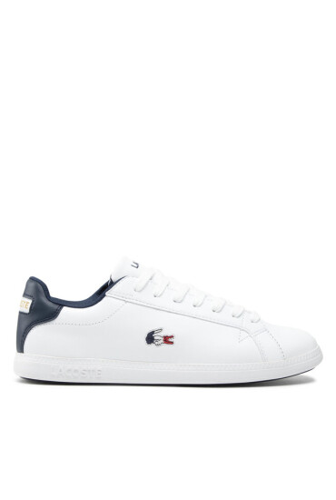 Lacoste Сникърси Graduate Tri1 Sma 7-39SMA0027407 Sht/Nvy/Red - Mera.bg