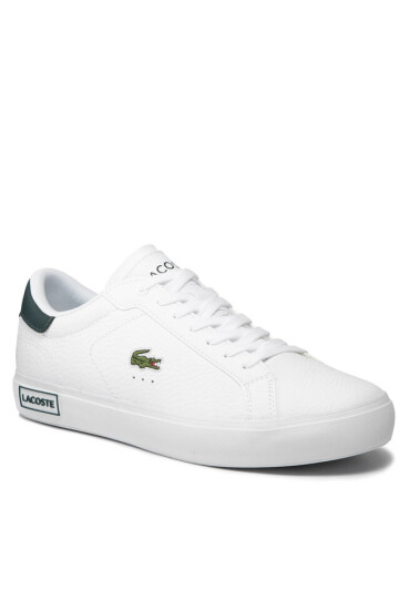 Lacoste Сникърси Powercourt 0721 2 Sma 7-41SMA00281R5 Wht/Dk Grn - Mera.bg