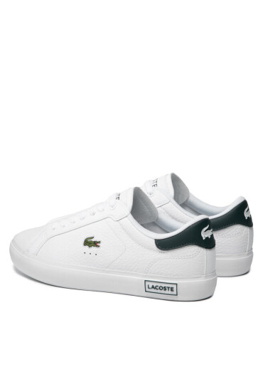 Lacoste Сникърси Powercourt 0721 2 Sma 7-41SMA00281R5 Wht/Dk Grn - Mera.bg