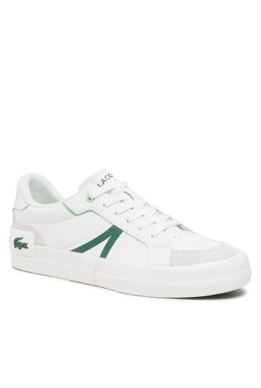 Lacoste Сникърси L004 0722 2 Cma 743CMA0057082 Wht/Grn - Mera.bg