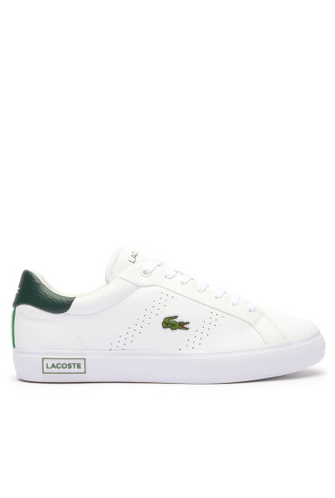Lacoste Сникърси Powercourt 2.0 747SMA0110 Wht/Dk Grn 1R5 - Mera.bg