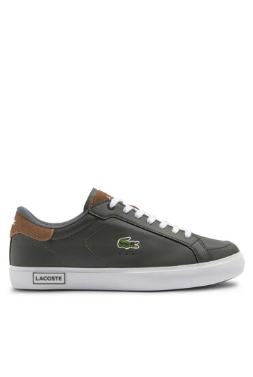 Lacoste Сникърси Powercourt 746SMA0018 Dk Gry/Brw 5A8 - Mera.bg