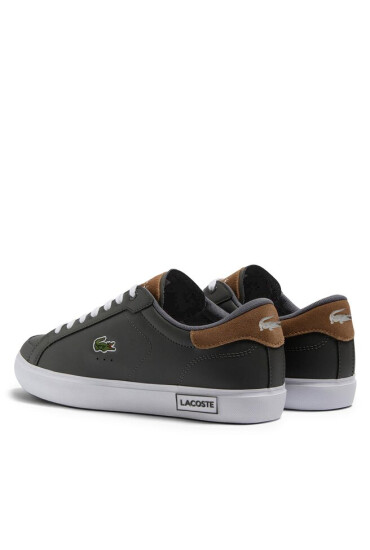 Lacoste Сникърси Powercourt 746SMA0018 Dk Gry/Brw 5A8 - Mera.bg