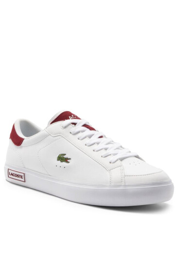 Lacoste Сникърси Powercourt 746SMA0018 Wht/Burg 2G1 - Mera.bg