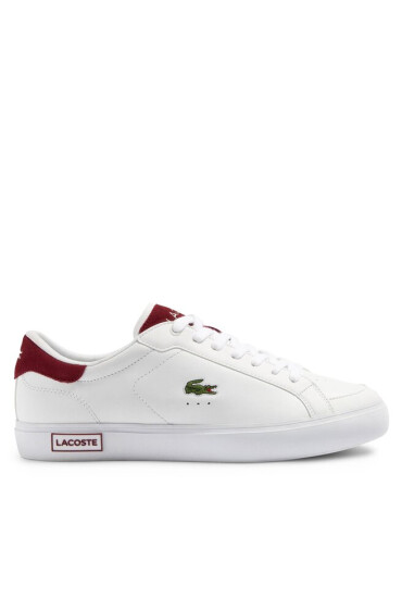 Lacoste Сникърси Powercourt 746SMA0018 Wht/Burg 2G1 - Mera.bg
