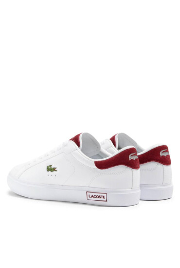 Lacoste Сникърси Powercourt 746SMA0018 Wht/Burg 2G1 - Mera.bg