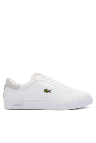 Lacoste Сникърси Powercourt Logo 747SMA0082 Wht/Lt Gry 14X - Mera.bg