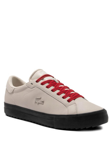 Lacoste Сникърси Powercourt Wntr 223 1 Sma Off Wht/Blk - Mera.bg