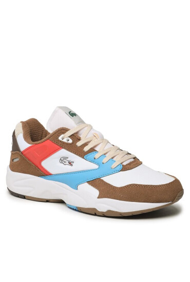 Lacoste Сникърси Storm 96 Lo 123 4 Sma 745SMA0056Y65 Brw/Blu - Mera.bg
