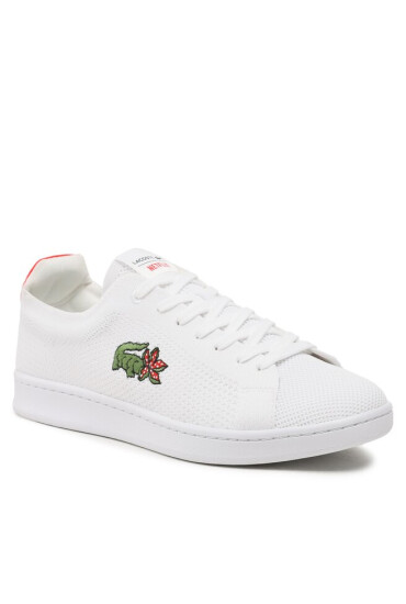 Lacoste Сникърси x Netflix Carnaby Piquée 745SMA0133 Wht/Red 286 - Mera.bg