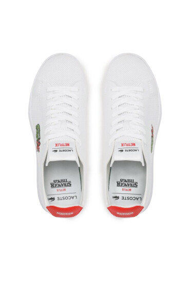 Lacoste Сникърси x Netflix Kadın Carnaby Piquée Beyaz 745SFA0098 Бял - Mera.bg