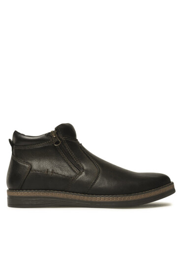 Lanetti Зимни обувки MBS-CARDIFF-10 Chocolate Brown - Mera.bg