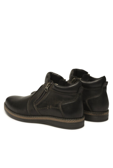 Lanetti Зимни обувки MBS-CARDIFF-10 Chocolate Brown - Mera.bg