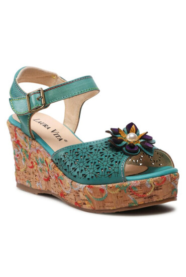 Laura Vita Сандали Lorieo 08 ZW0785-08 Turquoise - Mera.bg