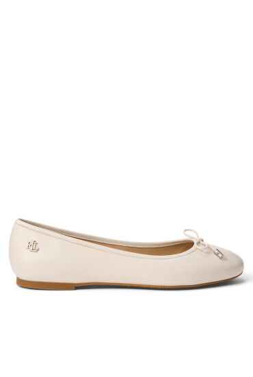 LAUREN RALPH LAUREN Балеринки 802940728006 Екрю - Mera.bg