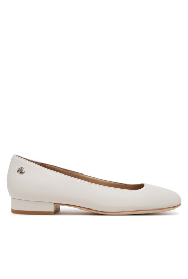 LAUREN RALPH LAUREN Балеринки Emellie 802970534003 Бял - Mera.bg