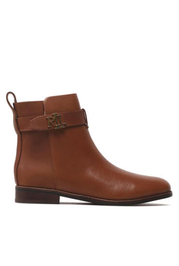 Lauren Ralph Lauren Боти Briele 802882390001 Polo Tan - Mera.bg
