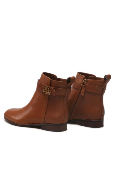Lauren Ralph Lauren Боти Briele 802882390001 Polo Tan - Mera.bg