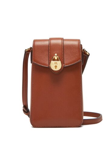 LAUREN RALPH LAUREN Чантичка за телефон 432969460001 Кафяв - Mera.bg
