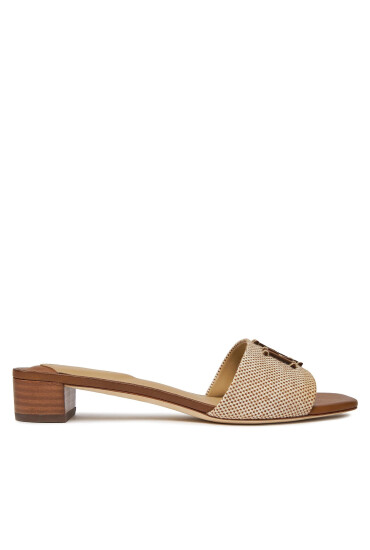 LAUREN RALPH LAUREN Чехли 802927401001 Кафяв - Mera.bg