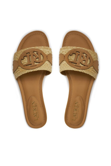 LAUREN RALPH LAUREN Чехли 802929590001 Кафяв - Mera.bg