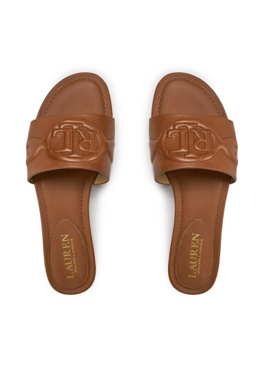 LAUREN RALPH LAUREN Чехли 802929591002 Кафяв - Mera.bg