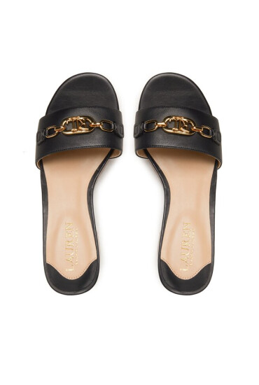 Lauren Ralph Lauren Чехли Roxanne 802891400001 Black - Mera.bg
