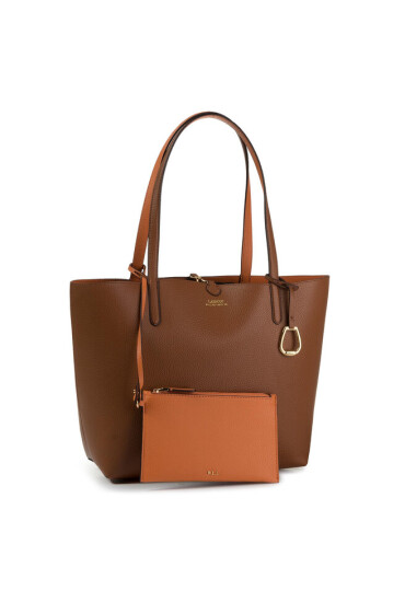 LAUREN RALPH LAUREN Дамска чанта Rvrsble Tote 431795329002 Кафяв - Mera.bg