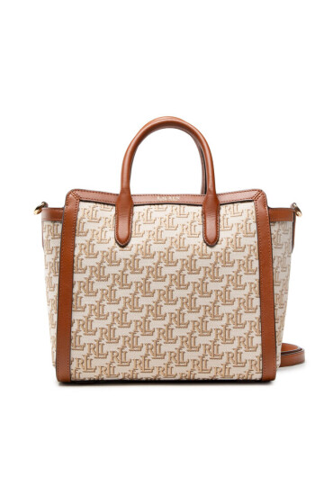 Lauren Ralph Lauren Дамска чанта Tyler 24 431867209001 Khaki/Tan - Mera.bg