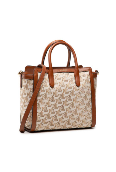 Lauren Ralph Lauren Дамска чанта Tyler 24 431867209001 Khaki/Tan - Mera.bg