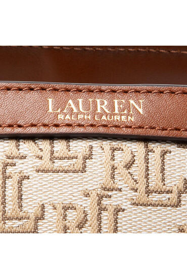 Lauren Ralph Lauren Дамска чанта Tyler 24 431867209001 Khaki/Tan - Mera.bg