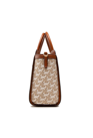Lauren Ralph Lauren Дамска чанта Tyler 24 431867209001 Khaki/Tan - Mera.bg