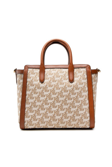 Lauren Ralph Lauren Дамска чанта Tyler 24 431867209001 Khaki/Tan - Mera.bg