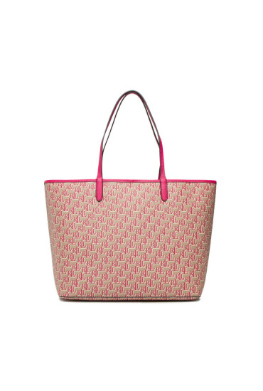 Lauren Ralph Lauren Дамска чанта Collins 36 431871752003 Birch Tan/Parchment/Sport Pink - Mera.bg